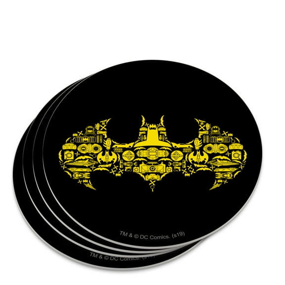 Batman Batman Icons Logo Novelty Coaster Set