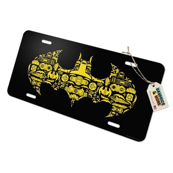 Batman Batman Icons Logo Novelty Metal Vanity Tag License Plate