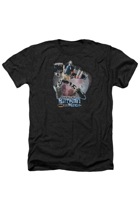 Batman - Batman Mech - Heather Short Sleeve Shirt - Medium