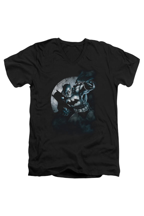Batman - Batman Spotlight - Slim Fit V Neck Shirt - Large