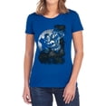thumbnail image 1 of Batman Batman Spotlight Women's T Shirt, Royal, X-Large, 1 of 6