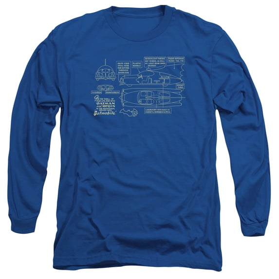 Batman - Batmobile - Long Sleeve Shirt - Small