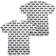 thumbnail image 1 of Batman Bats All Over Unisex Adult Sublimated Costume T Shirt (Front/Back), Medium Multicolor, 1 of 2
