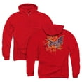 thumbnail image 1 of Batman Bats Dont Scare Me (Back Print) Adult Zipper Hoodie Sweatshirt Red, 1 of 3