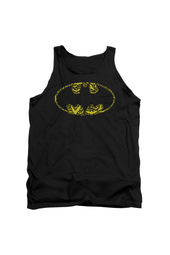 Batman Bats On Bats Adult Tank Top Black
