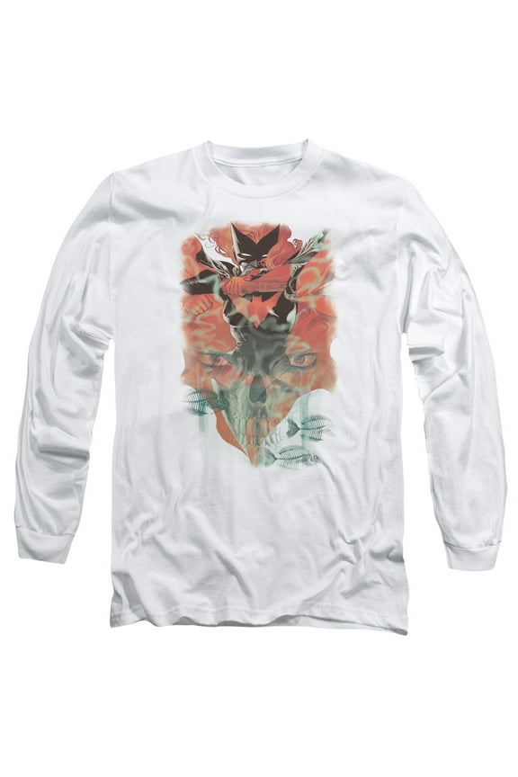 Batman/Batwoman #1 Long Sleeve Adult 18/1 T-Shirt White