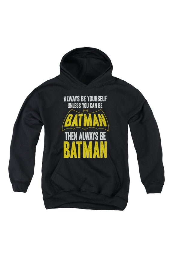 Batman - Be Batman - Youth Hooded Sweatshirt - Small