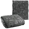 thumbnail image 1 of Batman Be Vigilant Pattern Officially Licensed Silky Touch Super Soft Throw Blanket 50' x 60', 1 of 6