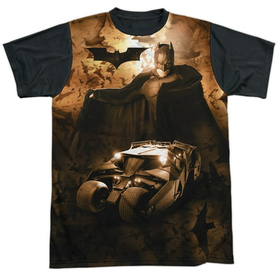 Batman Begins Batsmobile Unisex Adult Halloween Costume Sublimated T Shirt