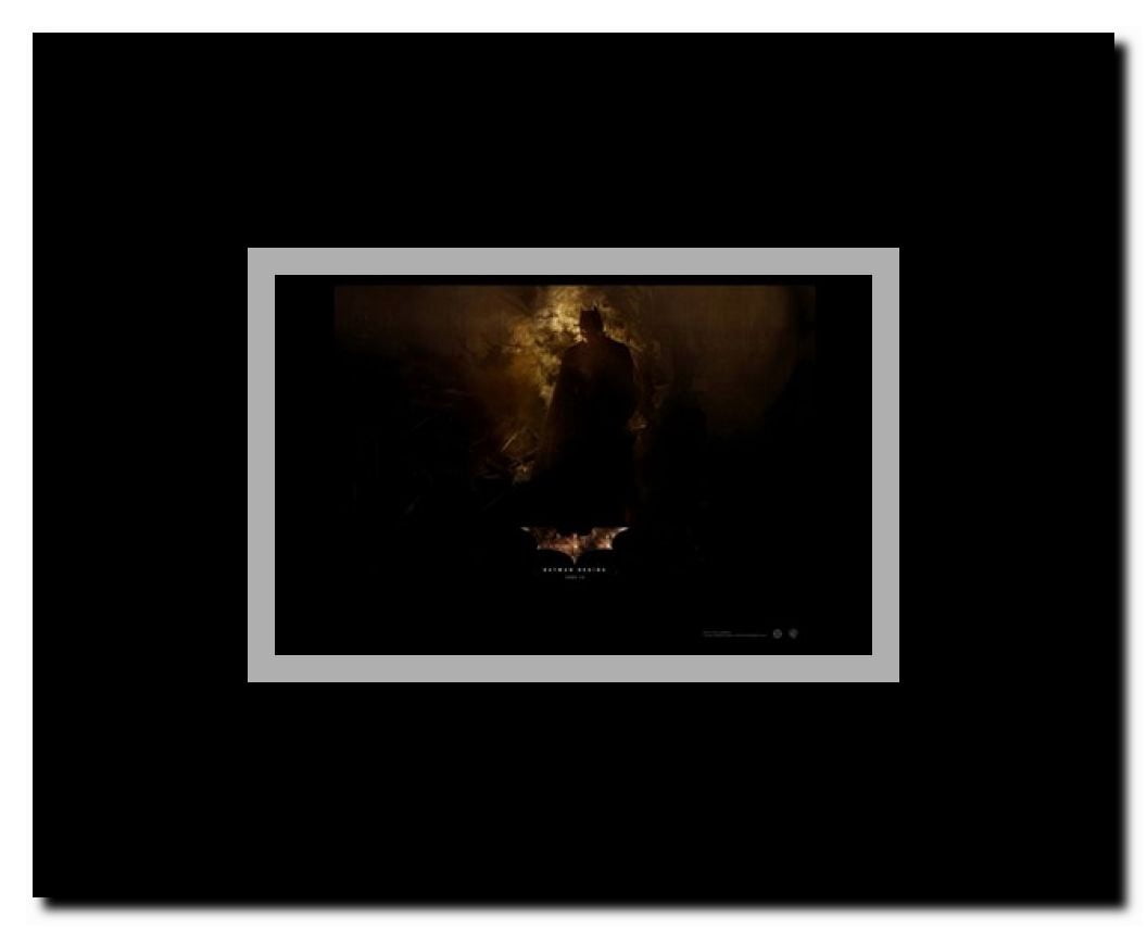 Batman Begins Framed Movie Poster