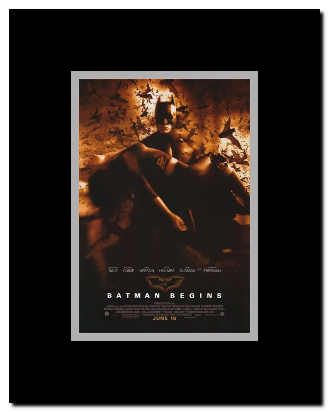 Batman Begins Framed Movie Poster