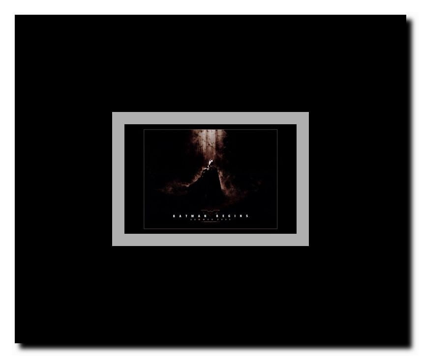 Batman Begins Framed Movie Poster