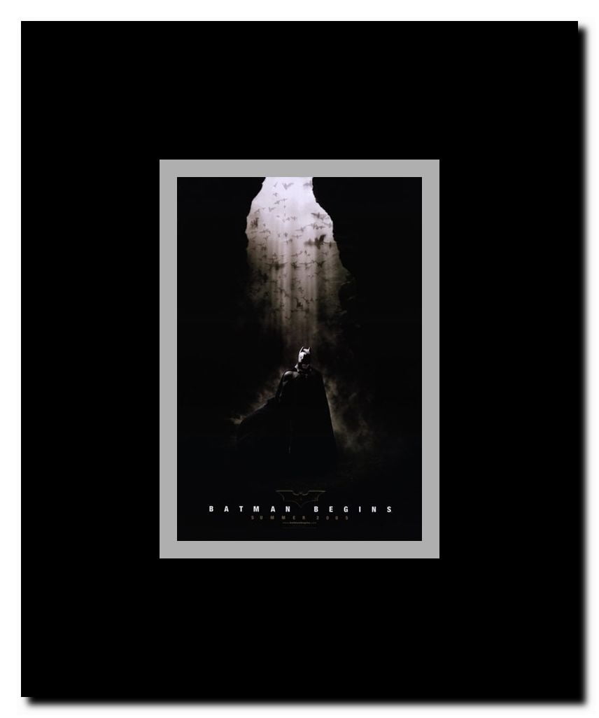 Batman Begins Framed Movie Poster