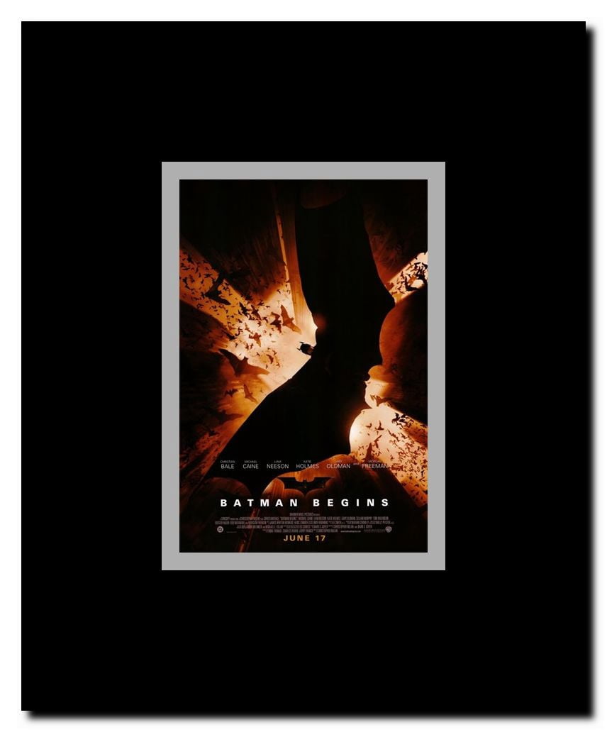Batman Begins Framed Movie Poster
