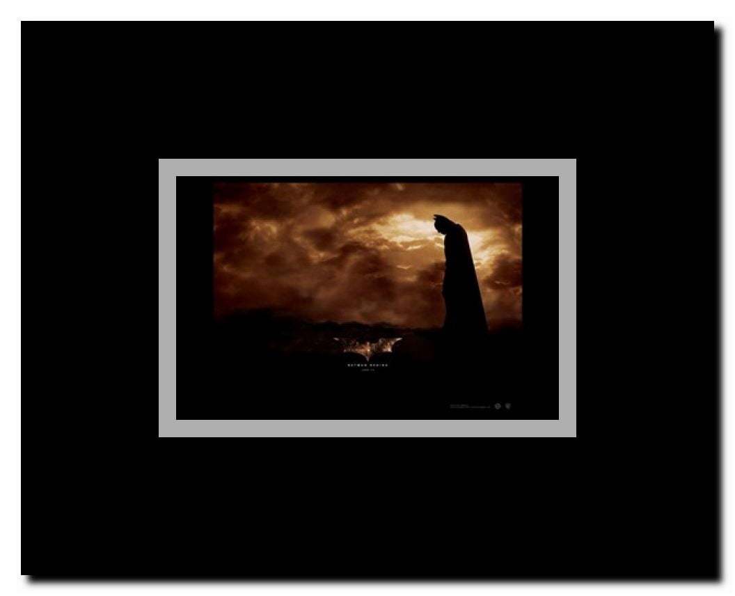Batman Begins Framed Movie Poster
