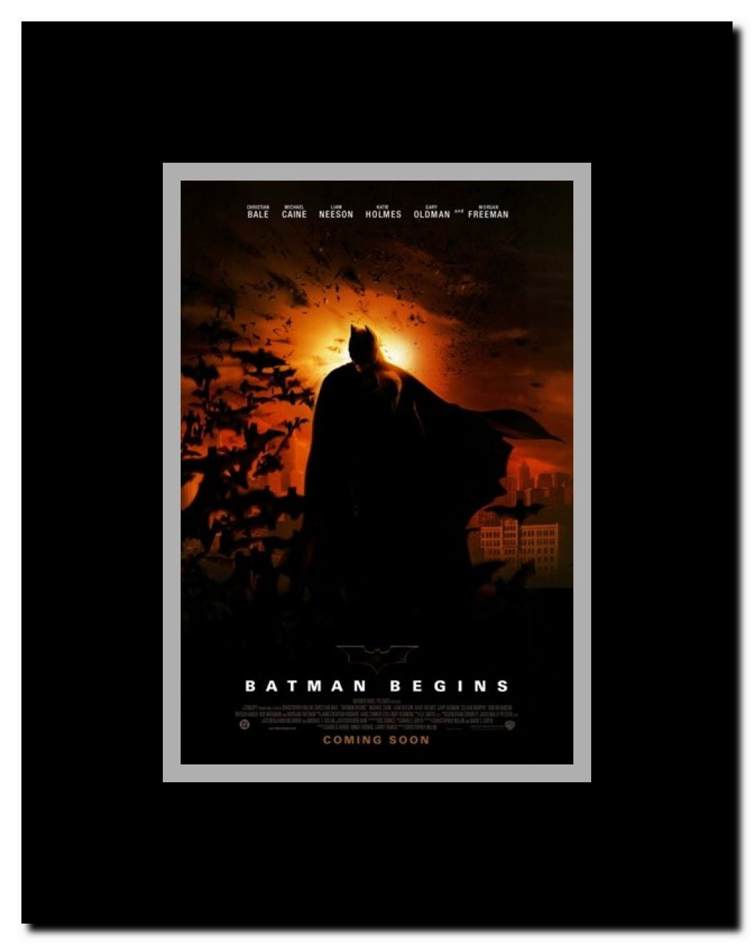 Batman Begins Framed Movie Poster