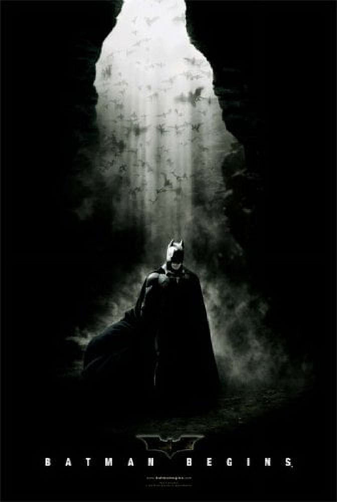 Batman Begins Poster In A Cave New 24x36 - Walmart.com