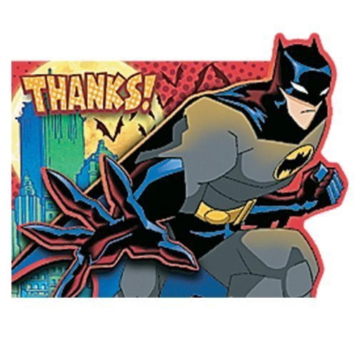 Batman 'The Batman' Thank You Notes w/ Envelopes (8ct) - Walmart.com