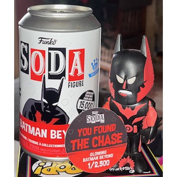 Batman Beyond Chase Variant Funko Soda Figure Exclusive Glowing 1/2500