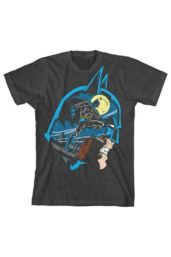 Batman Big Boys' Batman Face T-Shirt