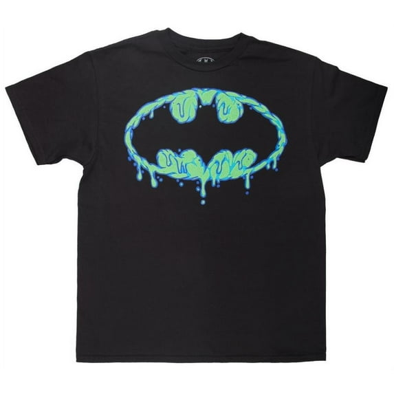 Batman Big Boys' Drip Logo Tee