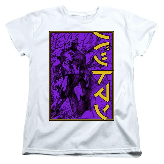 Batman - Big Framed Kanji - Women's Short Sleeve Shirt - XX-Large