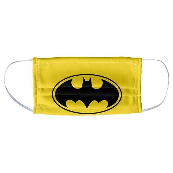 Batman Black Bat Logo 1-Ply Reusable Face Mask Covering, Unisex