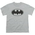thumbnail image 1 of Batman Black Bat S/S Youth 18/1 T-Shirt-Silver, 1 of 1