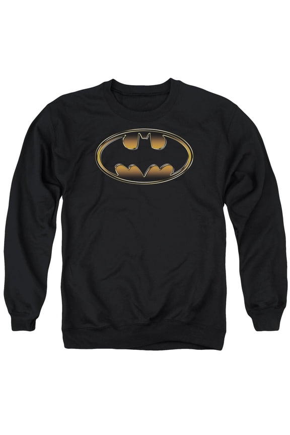 Batman - Black & Gold Embossed - Crewneck Sweatshirt - X-Large