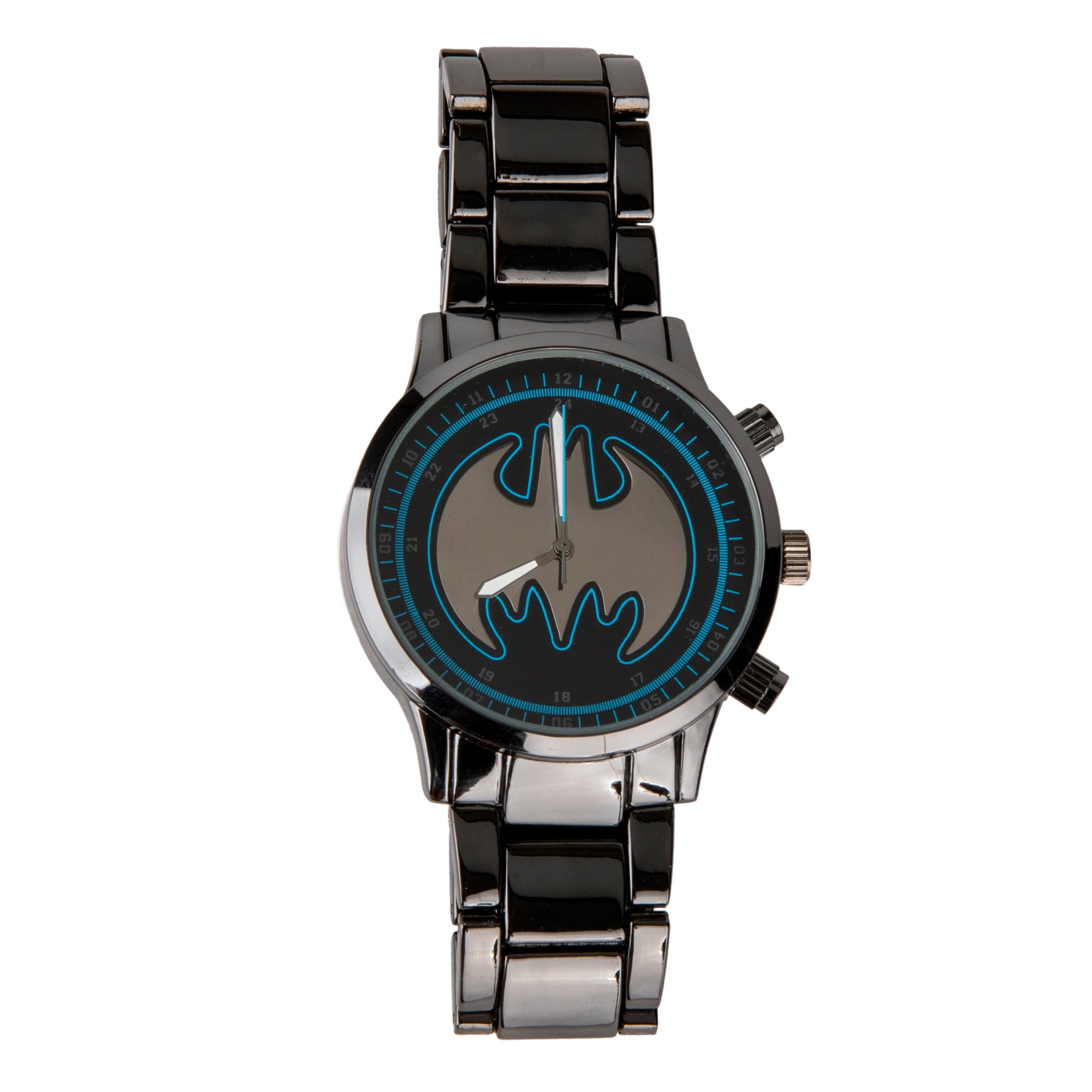 Batman Black Stainless Steel Watch - Walmart.com