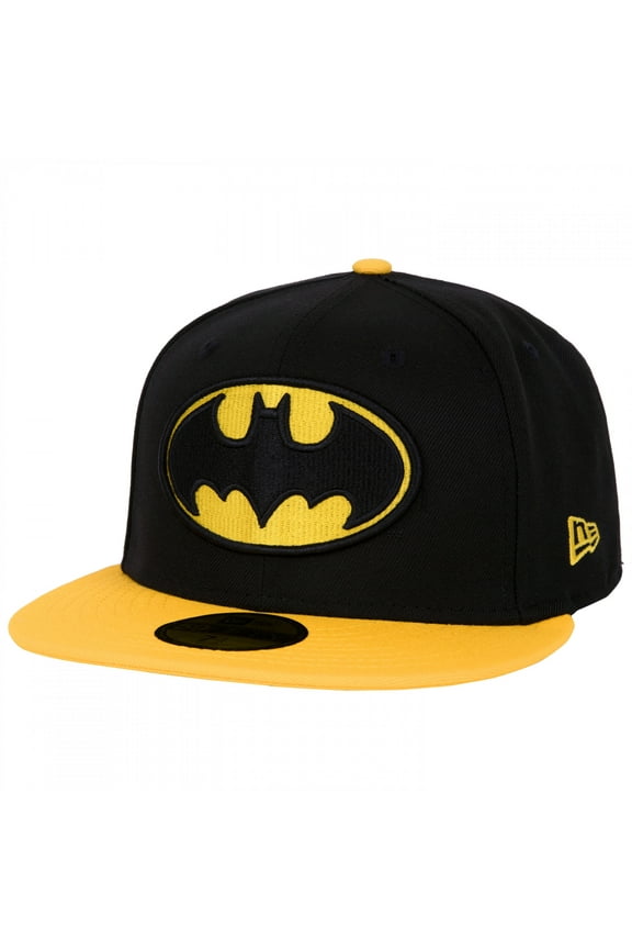-7 Fitted Batman Black & Yellow 59Fifty Hat - 7 Fitted