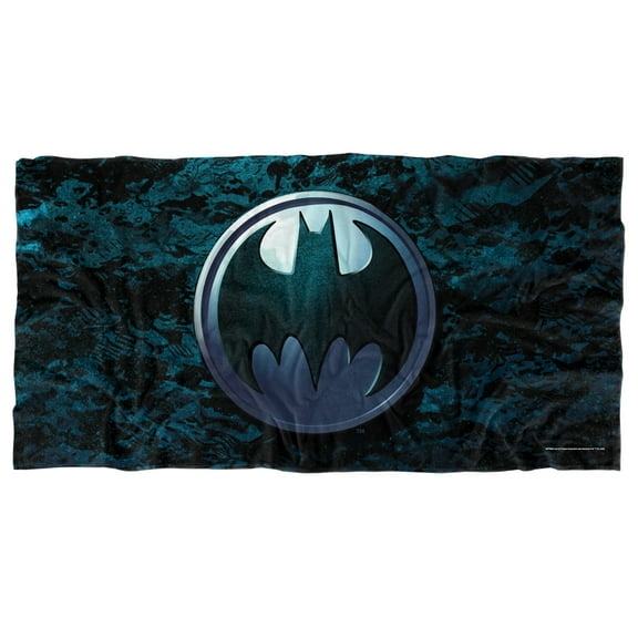 Batman Blanket, 30x60, Batman Batcave Bat Symbol Logo Beach Towel