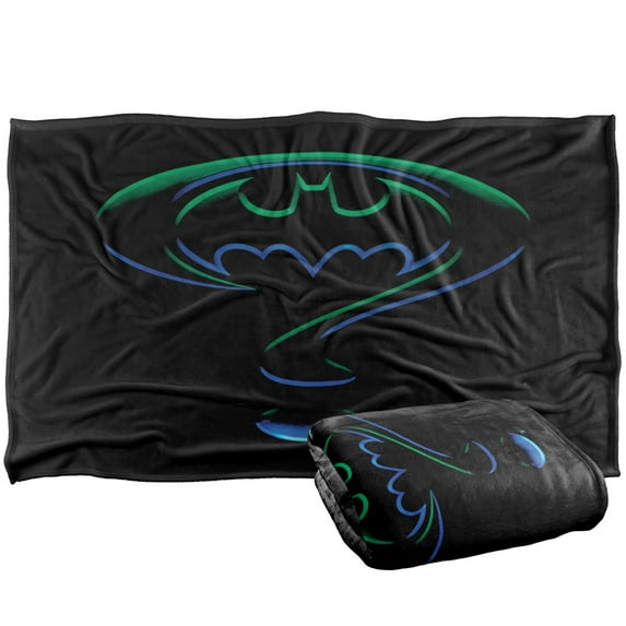 Batman Blanket, 36' x 58' Batman Forever Logo Silky Touch Super Soft Throw Blanket