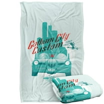 Batman Blanket, 36"x58" Batman Gotham City Custom Silky Touch Super Soft Throw Blanket
