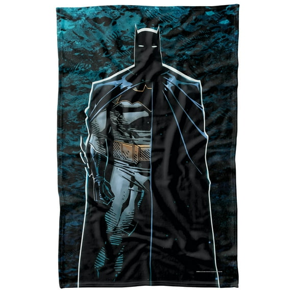 Batman Blanket, 36x58, Batman Batcave Silhouette Fleece Blanket