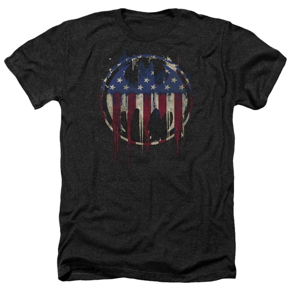 Batman - Bleeding Signal - Heather Short Sleeve Shirt - XX-Large