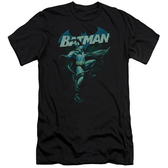 Batman - Blue Bat - Premium Slim Fit Short Sleeve Shirt - XX-Large