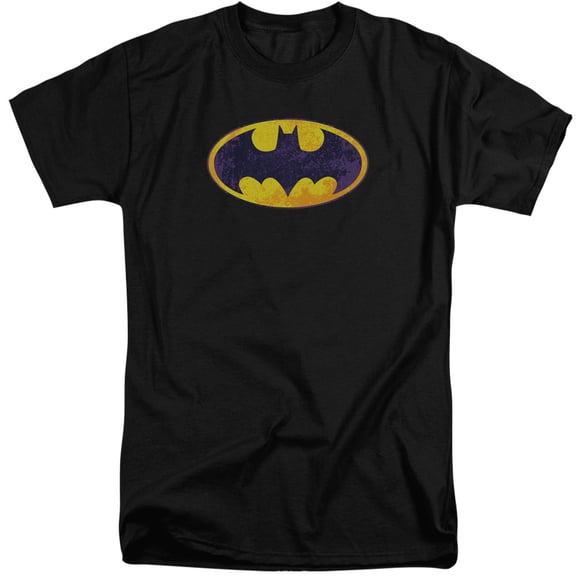 Batman - Bm Neon Distress Logo - Tall Fit Short Sleeve Shirt - XXX-Large