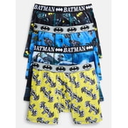 Batman Boy's Boxer Brief Underwear, 4-Pack