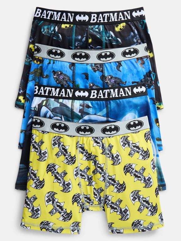 Boy's Boxer Brief Underwear, 4-Pack