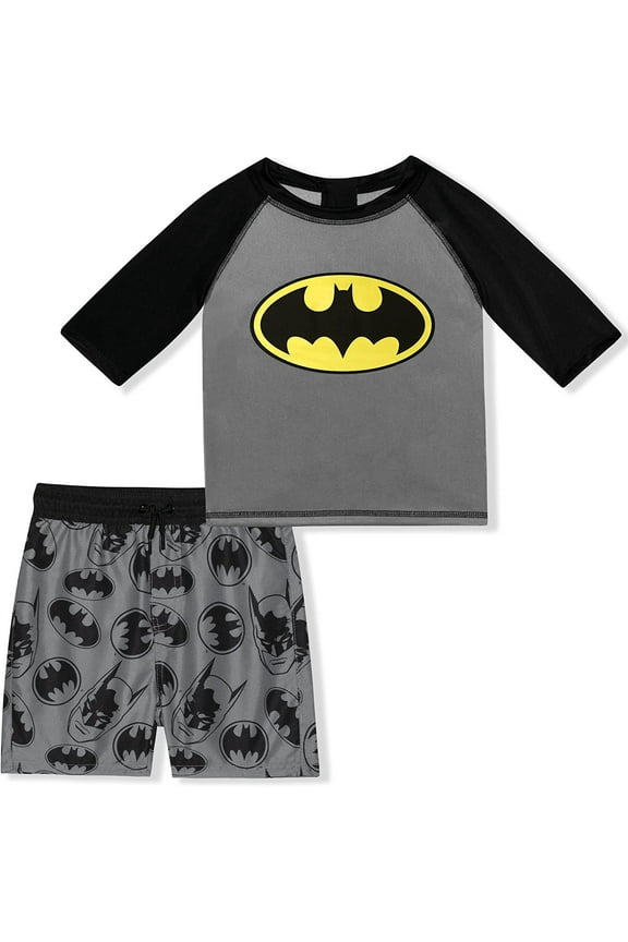 Boys 2 Piece Bathing Suit Set, 4-7