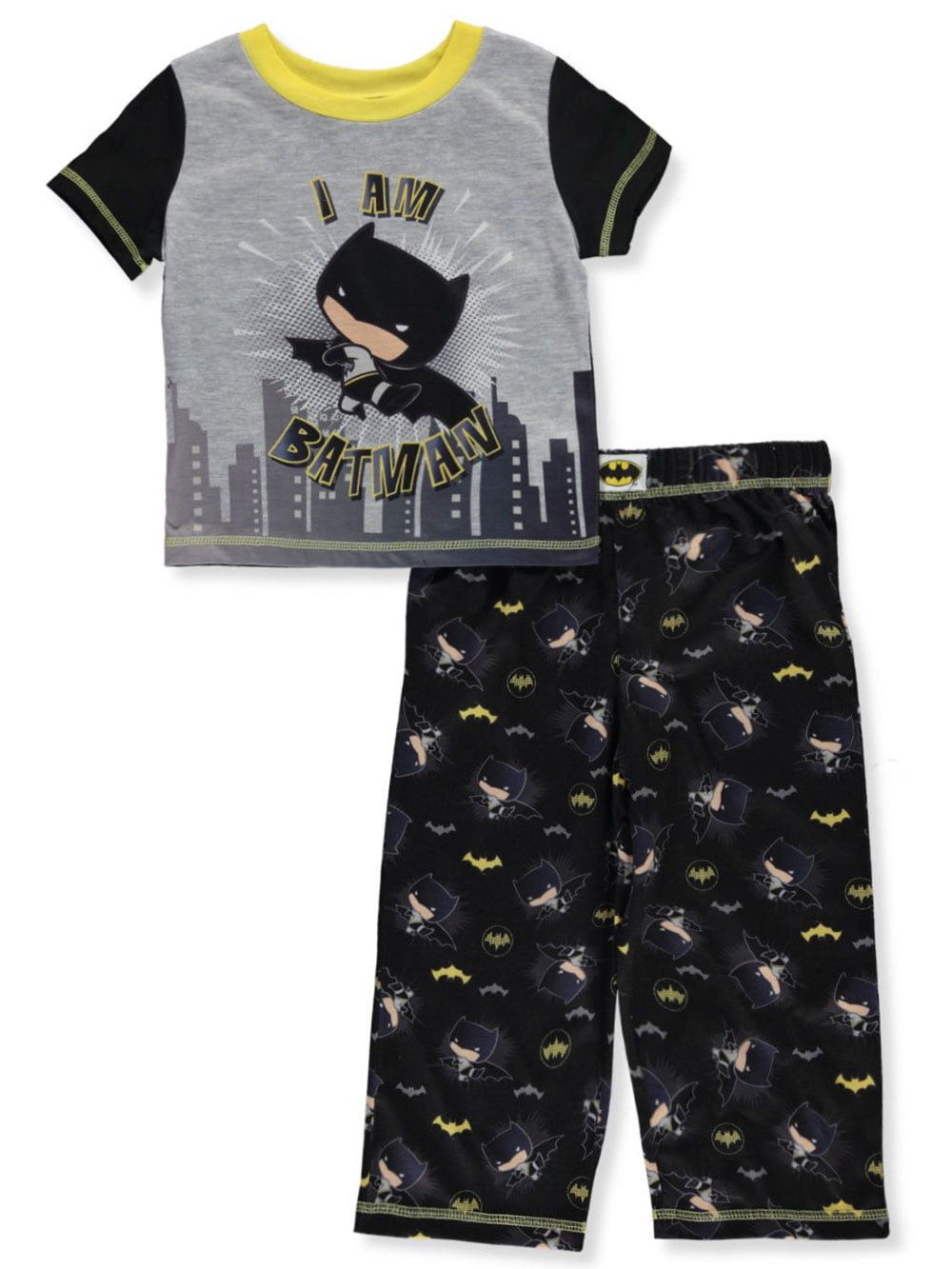Batman Boys' 2-Piece Pajamas (Toddler) - Walmart.com