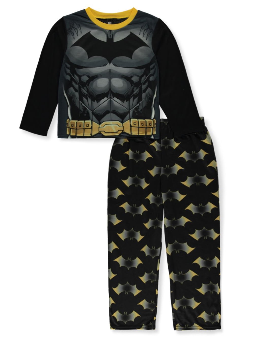 Batman Boys 2 Piece Super Suit Pajamas black 6 7 Big Boys Walmart
