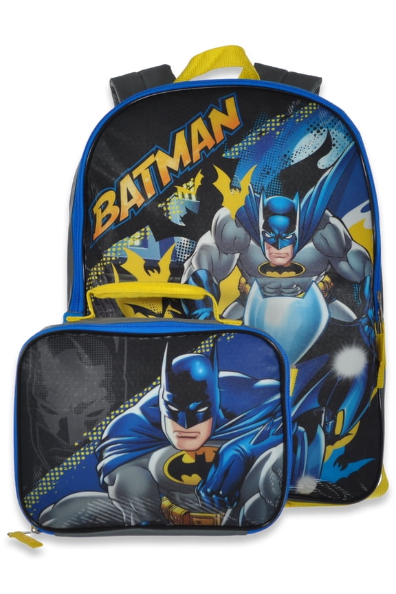 Boys' Backpack & Lunchbox Set - black multi, one size