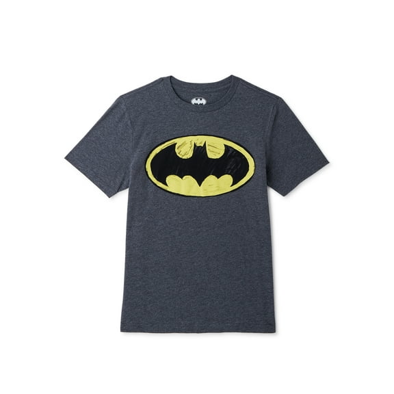 Batman Boys Batman Logo Short Sleeve T-Shirt, Sizes 4-18