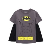 Batman Boys Costume Cape Short Sleeve T-Shirt, Sizes XS-2XL
