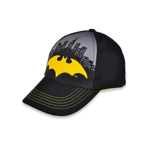 Batman Boys' Gotham Baseball Cap - black, one size