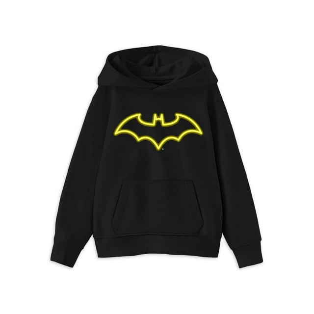 Batman Boys Logo Graphic Hoodie, Sizes XS-2XL