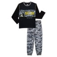 thumbnail image 1 of Batman Boys Long Sleeve Pajamas Set, 2-Piece, Sizes 4-12, 1 of 5