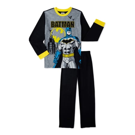 Batman Boys Pajamas Sleep Set, 2-Piece, Sizes 4-12